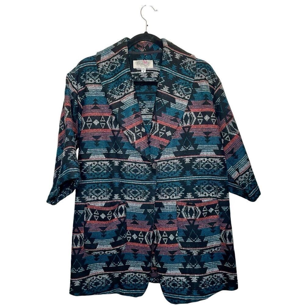 Urban Outfitters Ecote Jacket Small Southwestern Aztec Wool Blend